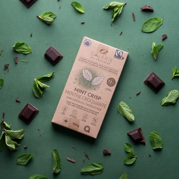 Fairtrade - Chocolat Noir Menthe Croquante