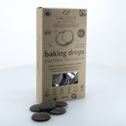 Fairtrade Dark Chocolate 72% Baking Drops