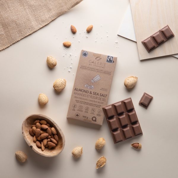 Fairtrade - Milk Chocolate Almond & Sea Salt