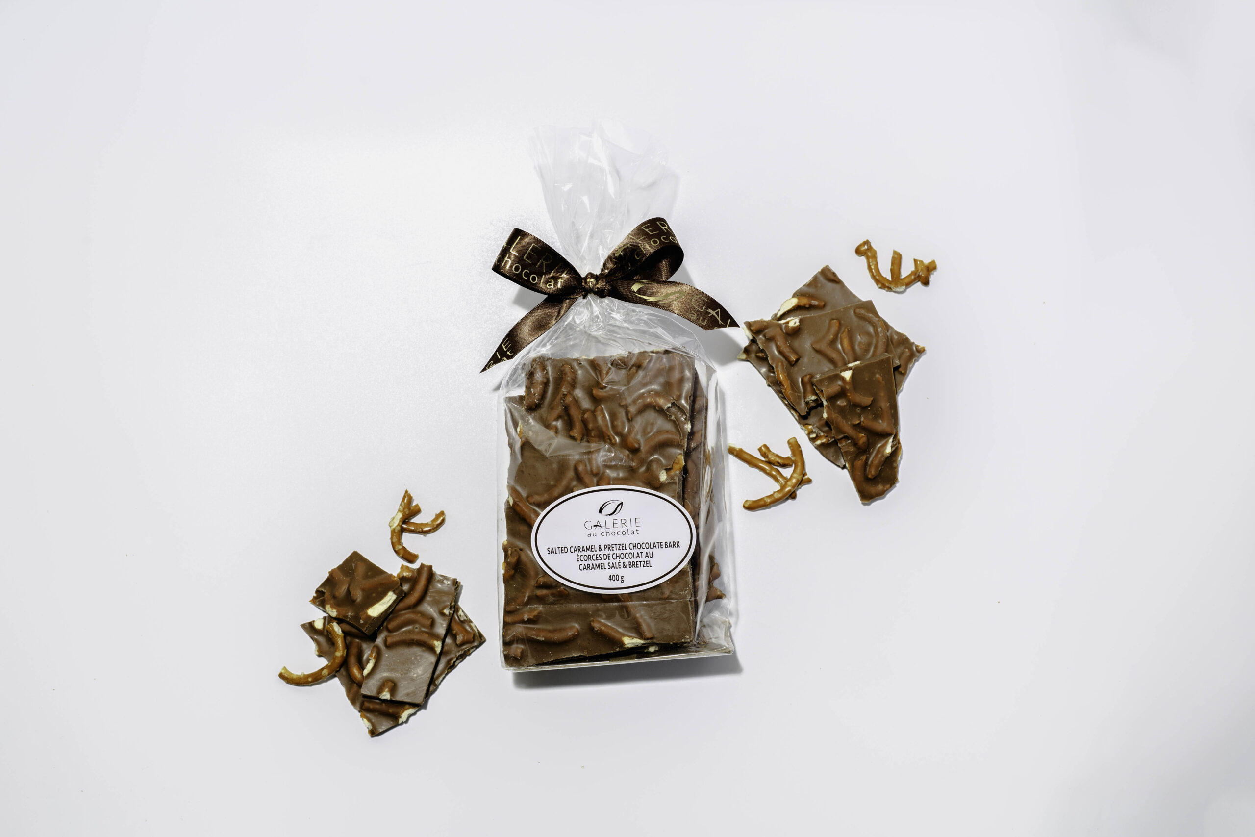 Milk Chocolate Caramel Pretzel Bark 300g