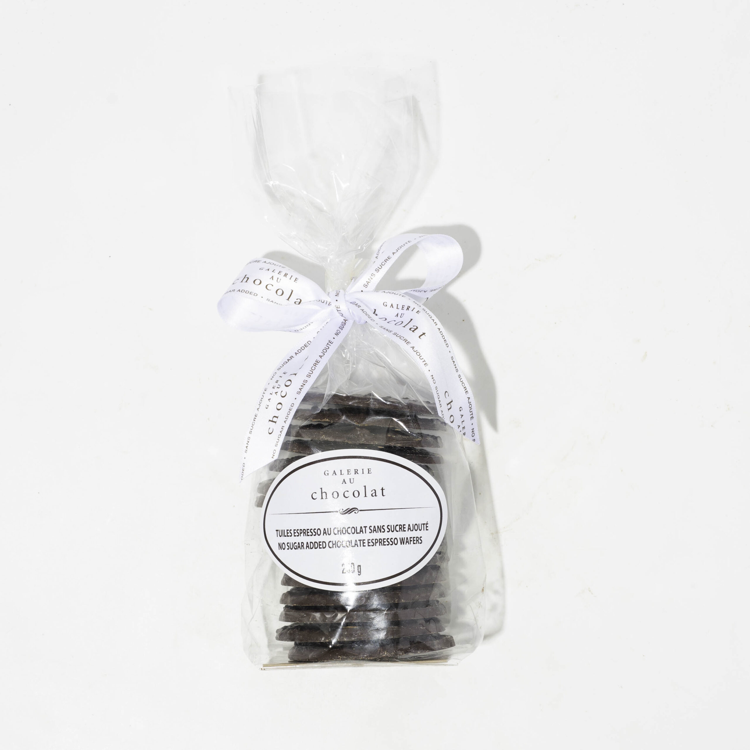 No Sugar Added Dark Chocolate Espresso Wafers 250g