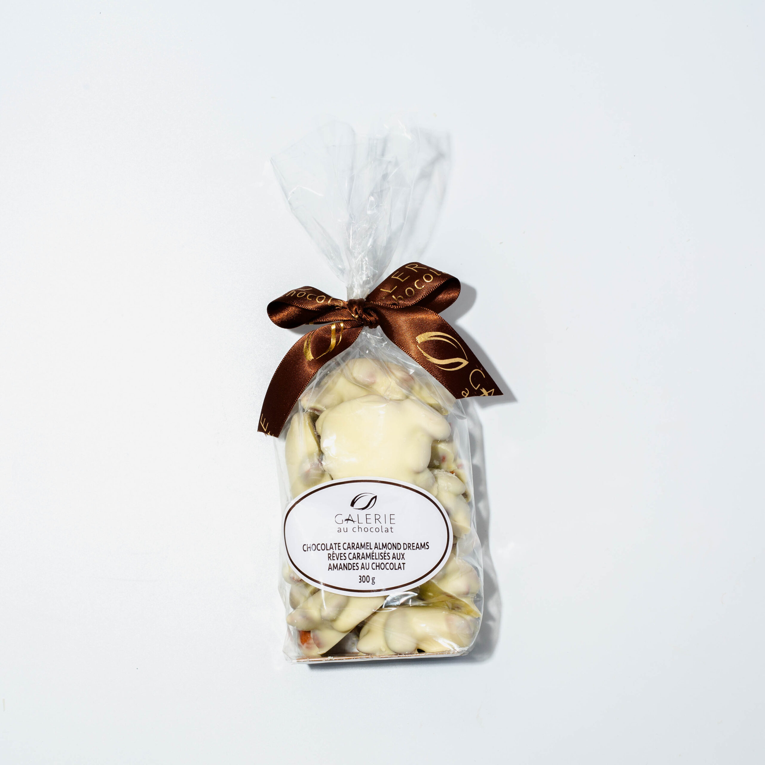 Rêves Caramélisés aux Amandes au Chocolat Blanc 300g