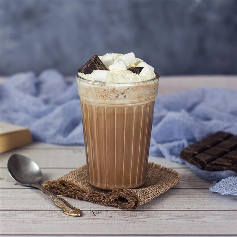 Recette de chocolat chaud glacé
