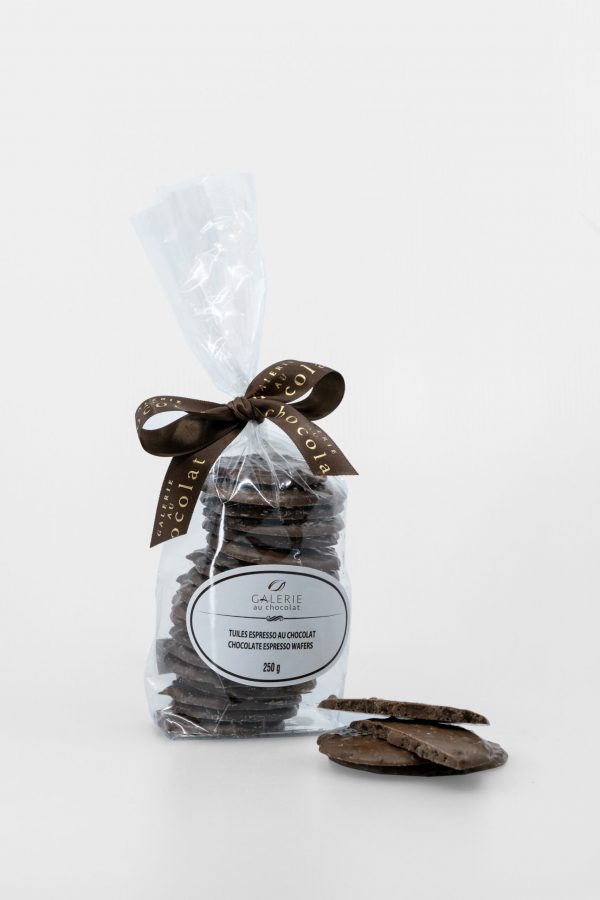 Tuiles Espresso au Chocolat au Lait 250g