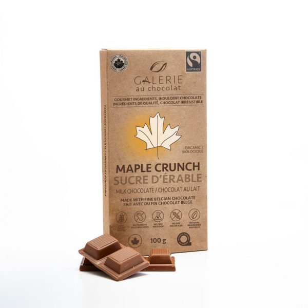 Fairtrade - Milk Chocolate Maple Crunch