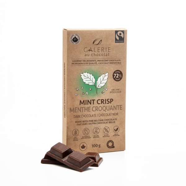 Fairtrade - Chocolat Noir Menthe Croquante