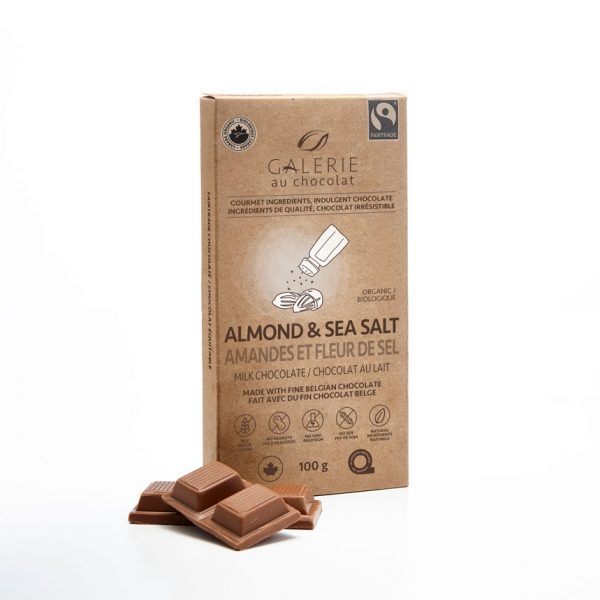 Fairtrade - Milk Chocolate Almond & Sea Salt