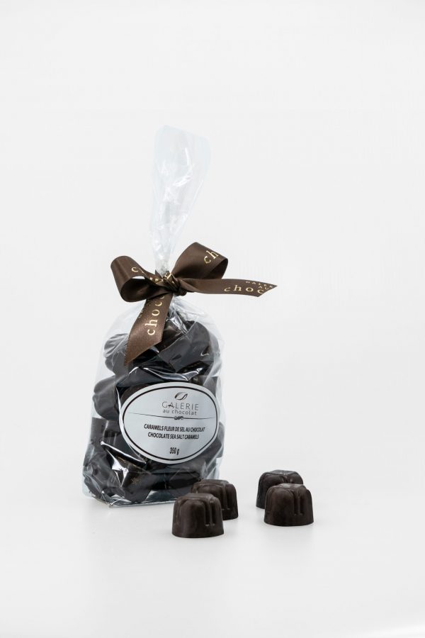 Caramels Fleur de Sel au Chocolat Noir 350g