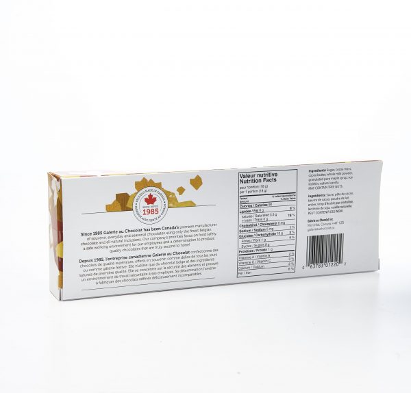 Milk and Dark Chocolate Canadiana Maple Leaves 6x18g