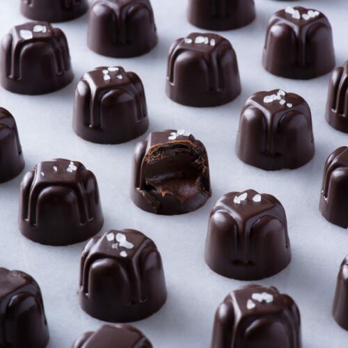 Dark Chocolate Sea Salt Caramels