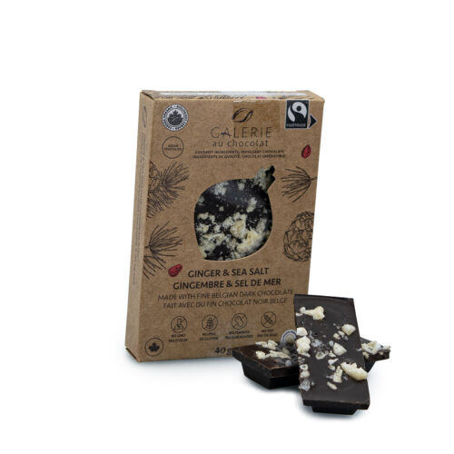 Fairtrade Dark Chocolate Ginger Sea Salt