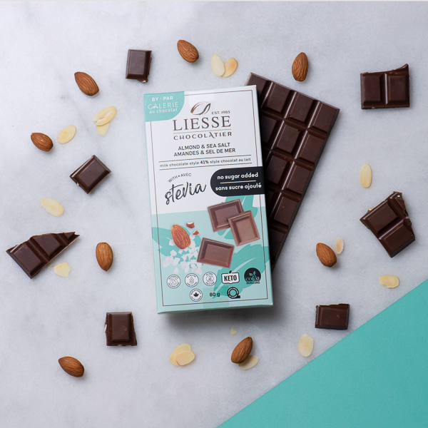 No Sugar Added - Almond & Sea Salt 80g