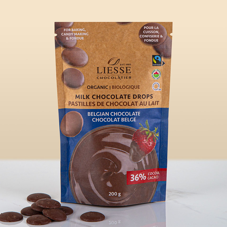 Fairtrade & Organic Milk Chocolate Drops